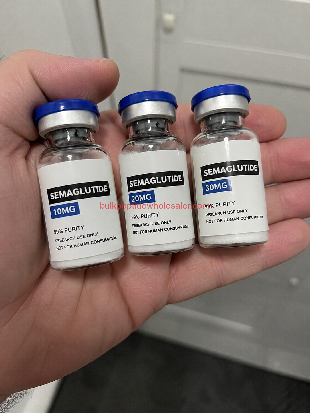 Semaglutide peptide vials