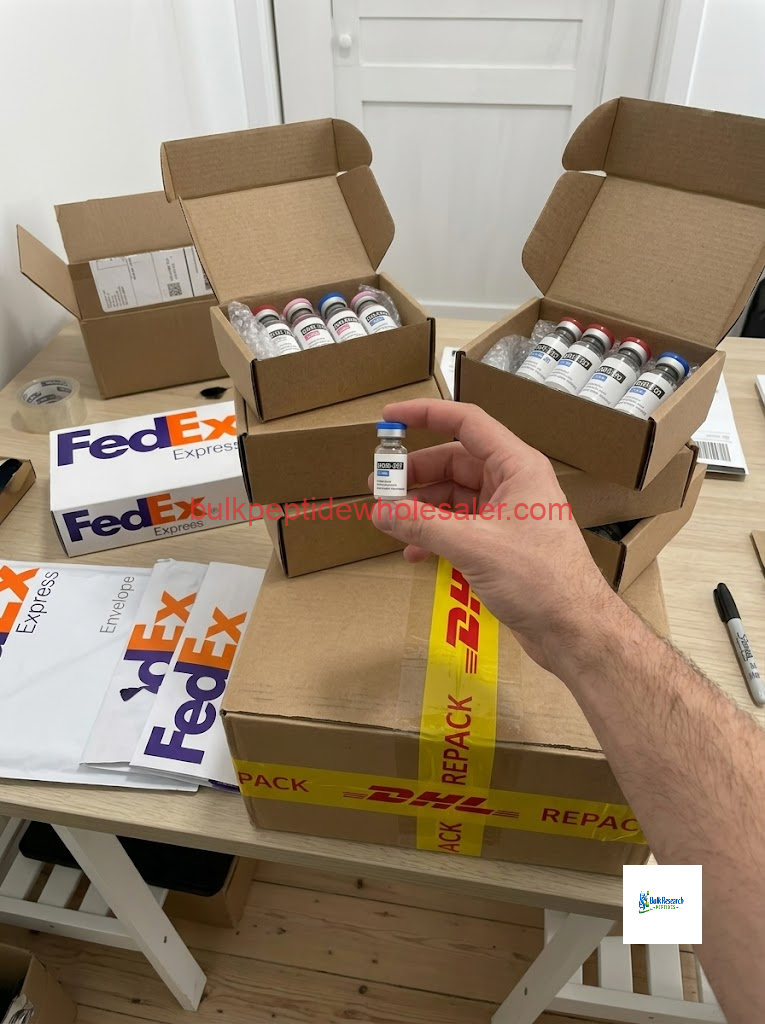 Peptides parcels ready for shipping - Place your order now
